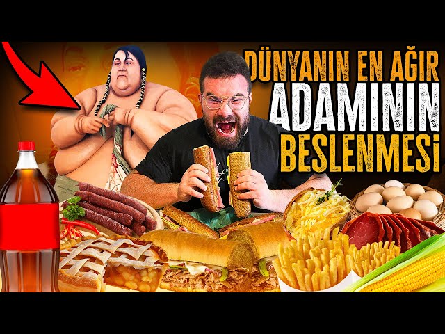 Eating The World's Heaviest Man's Daily Diet!