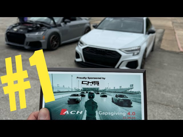 I WON GAPSGIVING 4.0! With the Audi Houston Club! | 8Y S3 - EQT Tuned