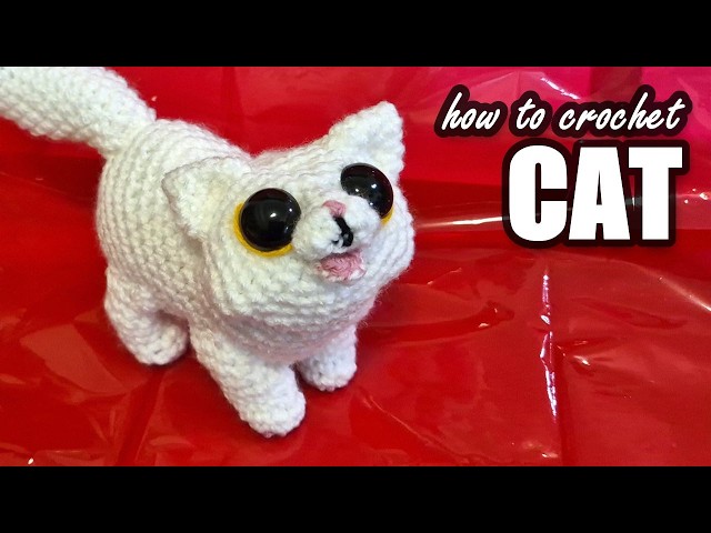 How to crochet a Happy Cat! [Crochet Pattern]