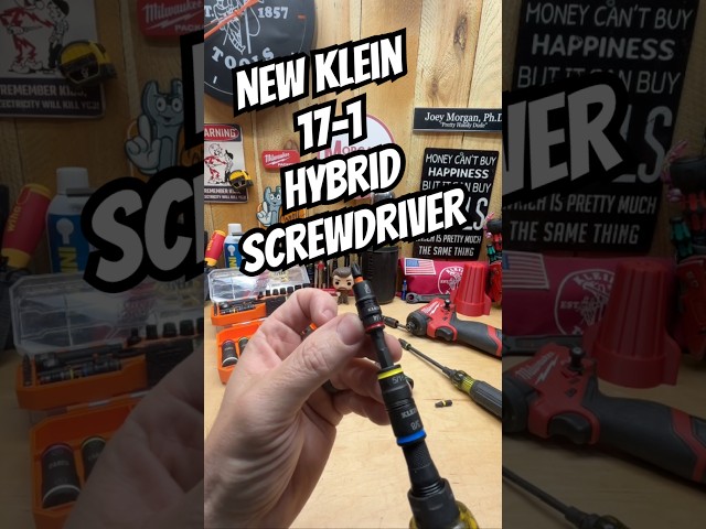 NEW Klein 17-1 Hybrid Screwdriver