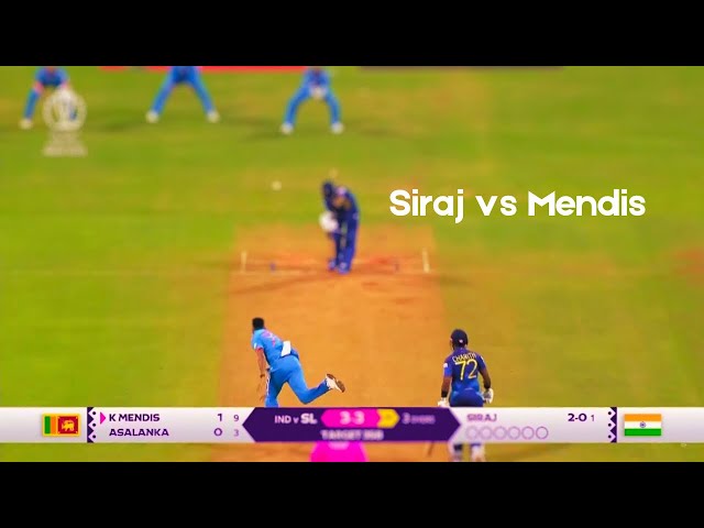 INDIA vs Sri Lanka Trying to Re-create Kusal Mendis Wicket vs Md Siraj in Cricket 24