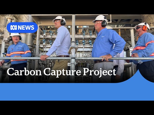 Energy giant Santos unveils carbon capture and storage project | ABC NEWS