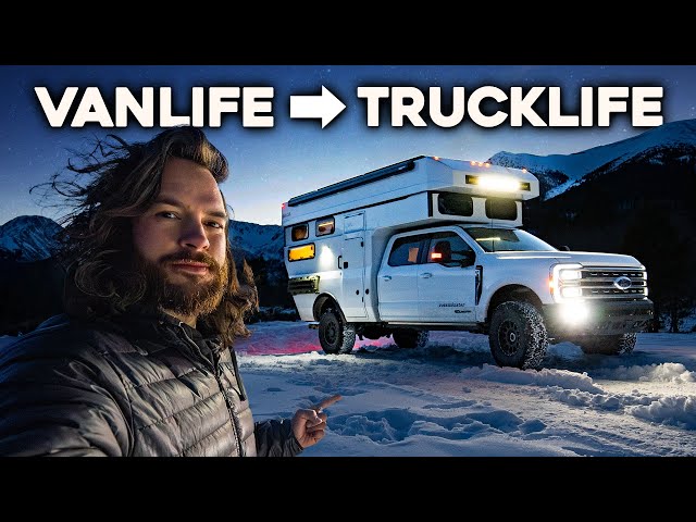 Luxury Winter TRUCK CAMPING in $400,000 RossMonster