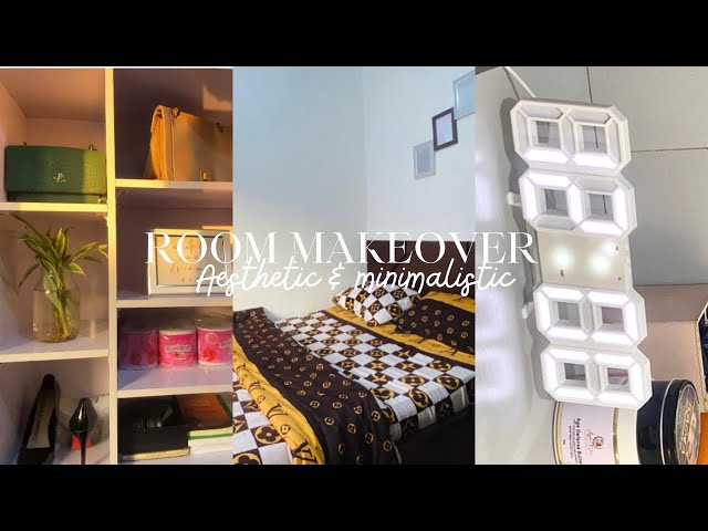 extreme small room makeover ✨ 🐻 🌹pinterest, cozy & aesthetic inspired