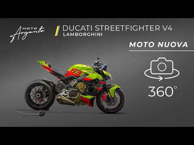 Ducati Streetfighter V4 Lamborghini - Moto Nuova - Vista a 360° - Concessionario Moto Argento