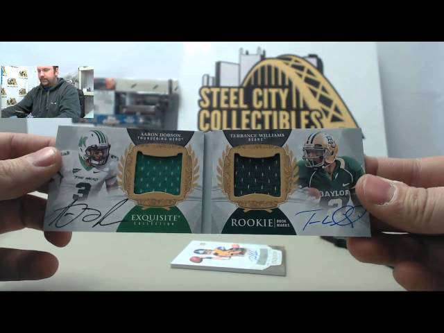 2013 Upper Deck Exquisite Football Hobby 3-Box Case Break