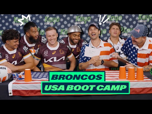 "No Chance, Put That Back!" | Brisbane Broncos | NRL Las Vegas | Kayo Sports