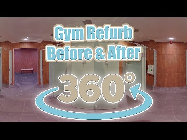 CASE STUDY: A Short 360 Before & After Video of a Shower room refurbishment at a local gym