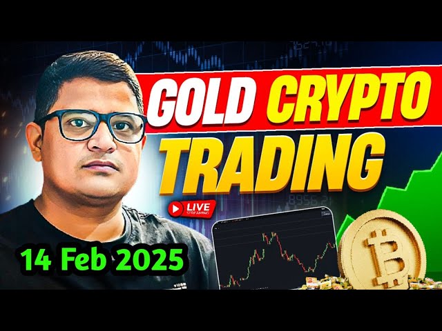 Xauusd Live : Gold And Crypto Live | Coindcx Live trading | 14 Feb 2025 | Uk Session #traderedge