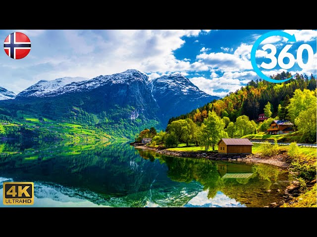 360° VR GOOD Morning Music With Virtual Nature From Norway In 4k