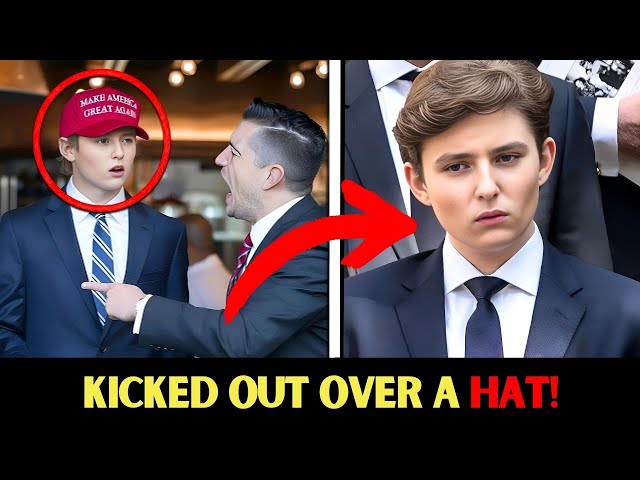 Restaurant Manager Kicks Out Barron Trump Over MAGA Hat, What He Does Next Shocks Everyone!