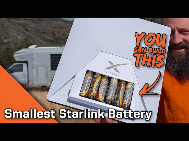 DIY StarSled Go - Cheapest Smallest Starlink Battery Pack