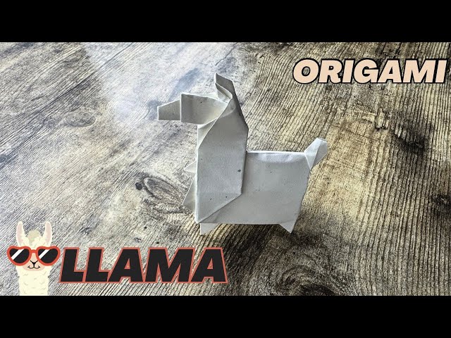 How To Fold An Origami Llama - The Realistic Llama Origami Tutorial