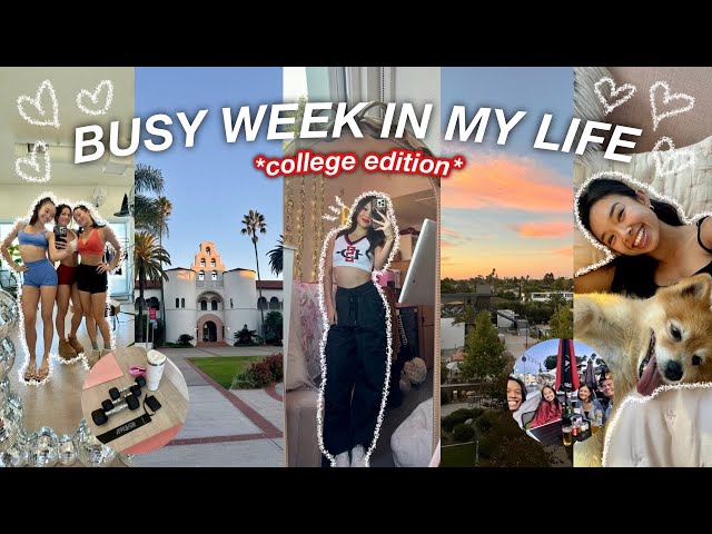 BUSY WEEK IN MY LIFE *college edition*