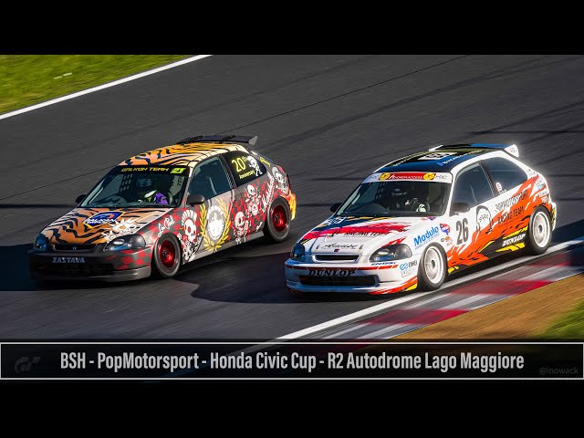 LIVE: GT7 - BSH - PopMotorsport - Honda Civic Cup - R2 Autodrome Lago Maggiore | Onboard