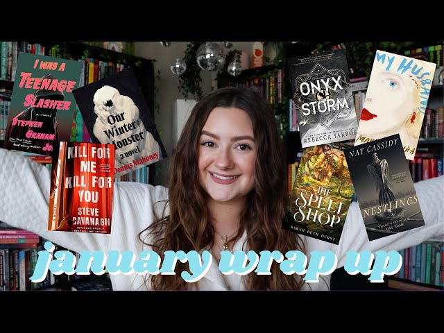 JANUARY WRAP UP 2025 | all about the 13 books i read this month!