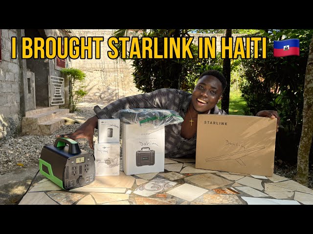 Finally it’s here | How I shipped Starlink Mini to Haiti 🇭🇹