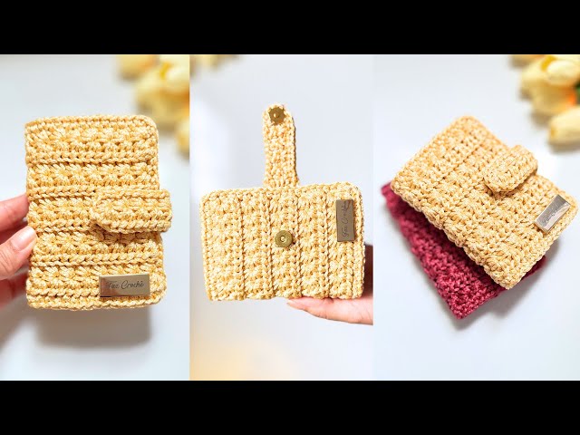 Beautiful Crochet Wallet in Star Stitch | Step by Step