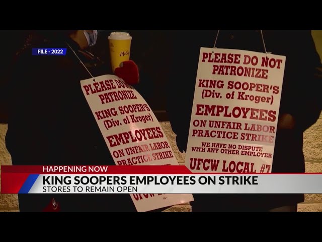 King Soopers employees begin strike