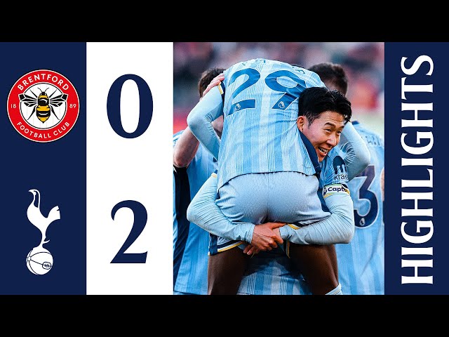 Brentford 0-2 Tottenham Hotspur | Premier League Highlights | Sonny's two assist & Pape strikes late