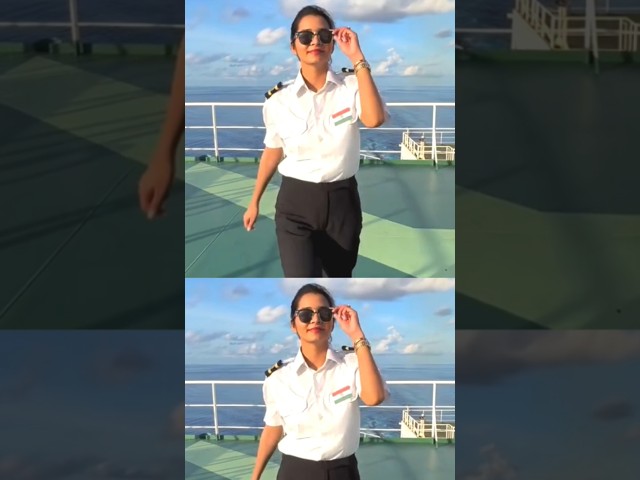 Indian navy 🎓 captain girl #status #video #trendingshorts #navy #shorts #viralvideo