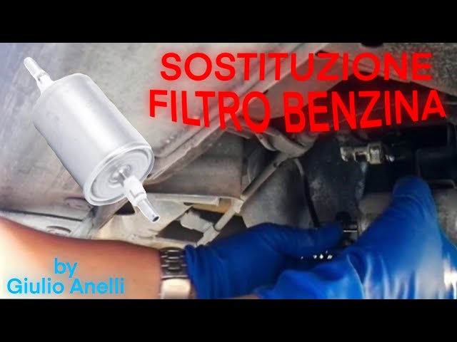 Sostituzione filtro benzina