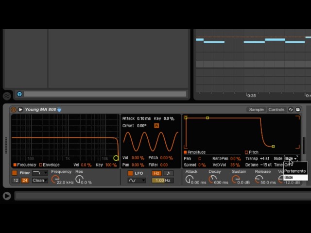 808 Glide in Ableton Live