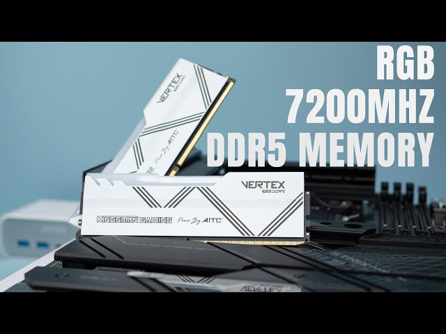 How To Install DDR5 Ram 2024 | Kingsman Vertex RGB 7200MHz DDR5 RAM Review