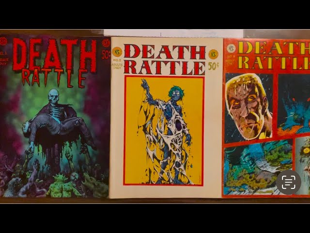 Death Rattle #1-3: nightmarish and grisly horror UG! Corben, Boxell, Pound, Poplaski, Tom Veitch!