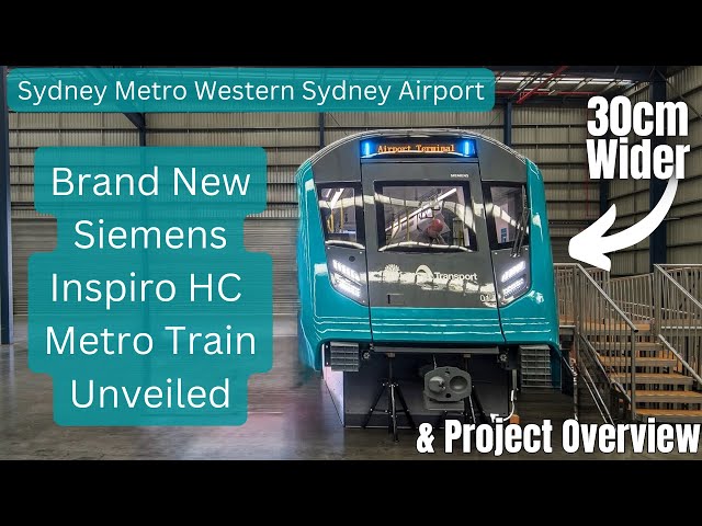 Sydney Metro Vlog 57: Brand New Siemens Inspiro Train for Western Sydney Airport Line