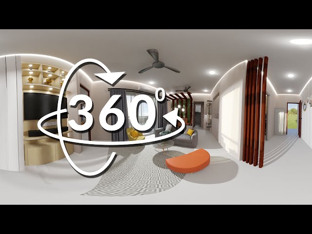 360-Degree Interactive Video | Room Interior Design | 3d Walkthrough House Tour | AnimationPlanet