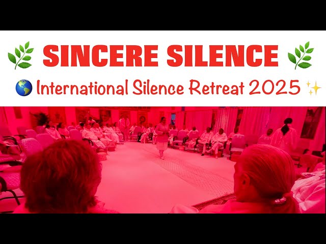 Glimpse of International Silence Retreat 2025 at ORC | Peace News | Godlywood Studio |