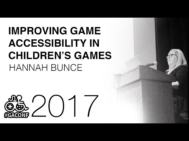 Improving Game Accessibility in Children’s Games Through QA (Hannah Bunce, BBC)