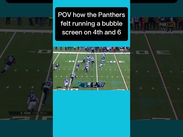 Smartest Playcall EVER #nflteams #panthers