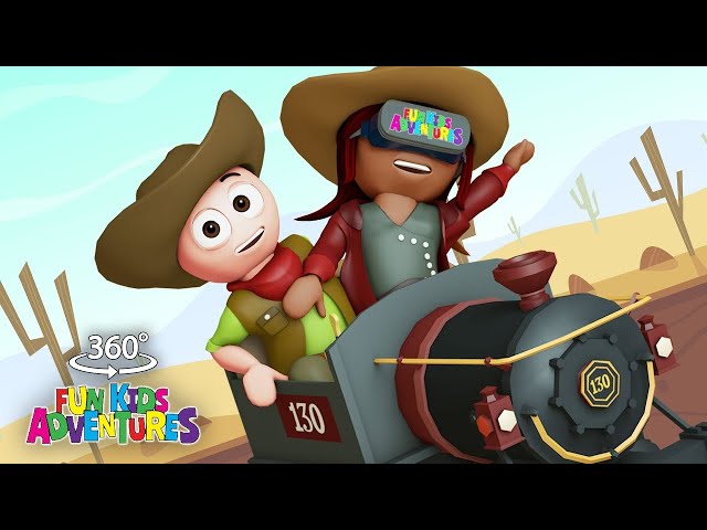 Western Ride Adventures & Treasure Hunt - VR 360 | Cowgirl & Cowboy Ride Along Fun Adventure