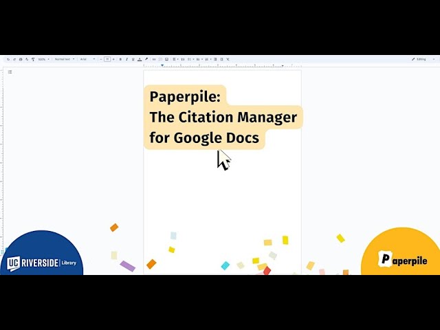 Paperpile: The Citation Manager for Google Docs