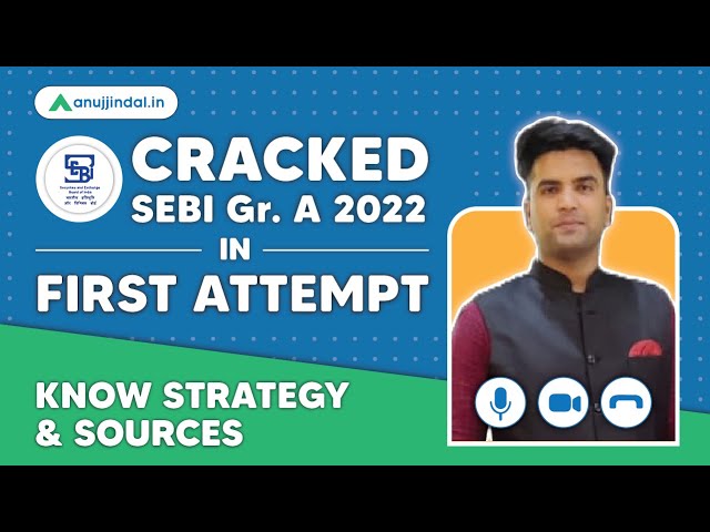 SEBI Grade A 2022 Topper Girish Tiwari Interview | Cracked SEBI Grade A 2022 in First Attempt