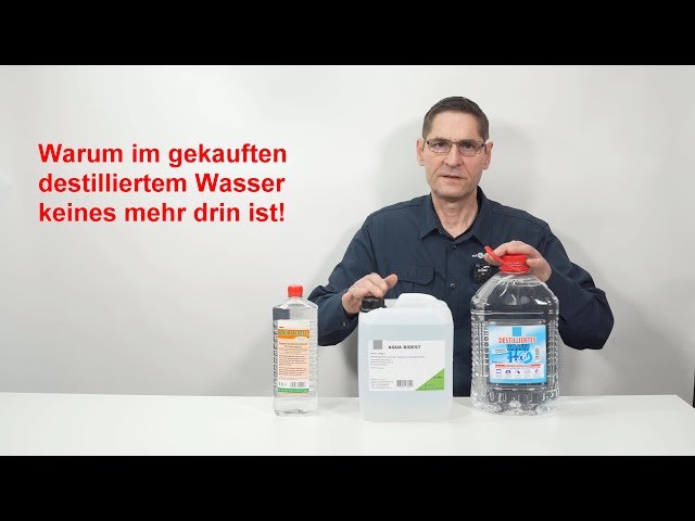 destilliertes Wasser gekauft - und keines drin?!