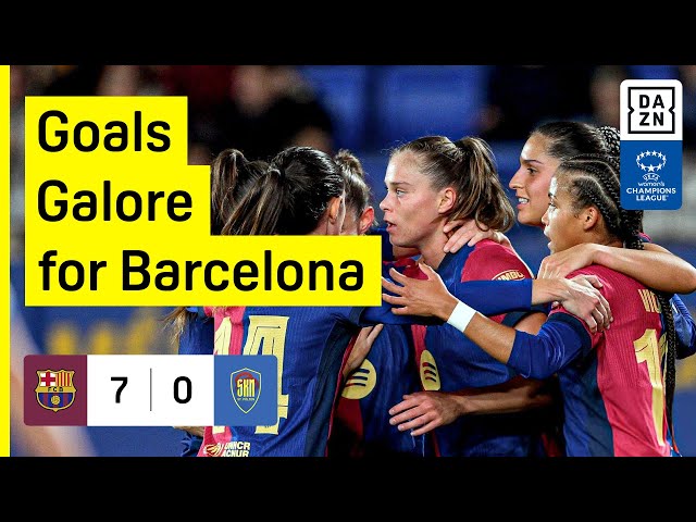 HIGHLIGHTS | FC Barcelona vs. SKN St.Pölten -- UEFA Women's Champions League 2024-25