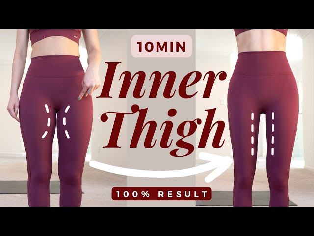 10min Inner Thighs Burn | Get Thigh Gap in 2 weeks | No Jumping (100% Result)