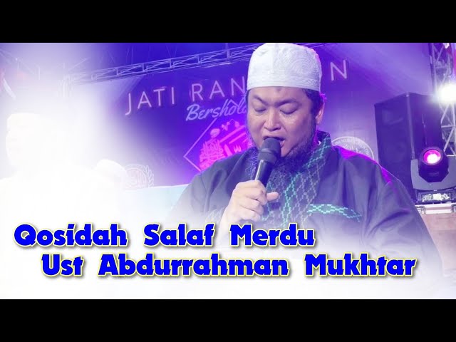 Qosidah Salaf merdu Ust Abdurrahman di Nurulmusthofa