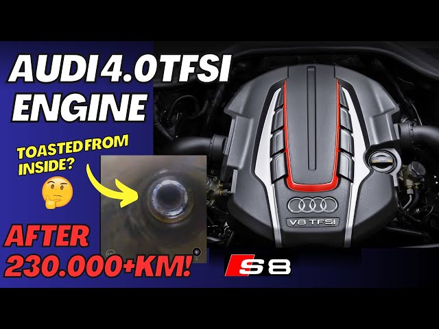 Taking a Look INSIDE a 230k+km 4.0TFSI Audi S8 V8 Engine. Is it Toasted?