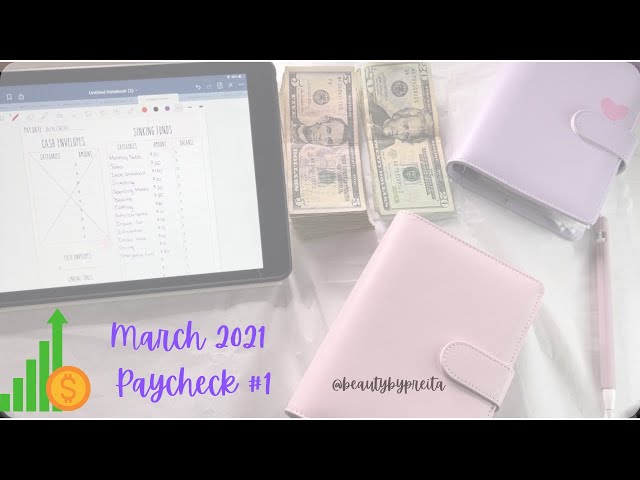 COME SAVE MONEY WITH ME! |March 2021 Paycheck #1| Cash envelope stuffing