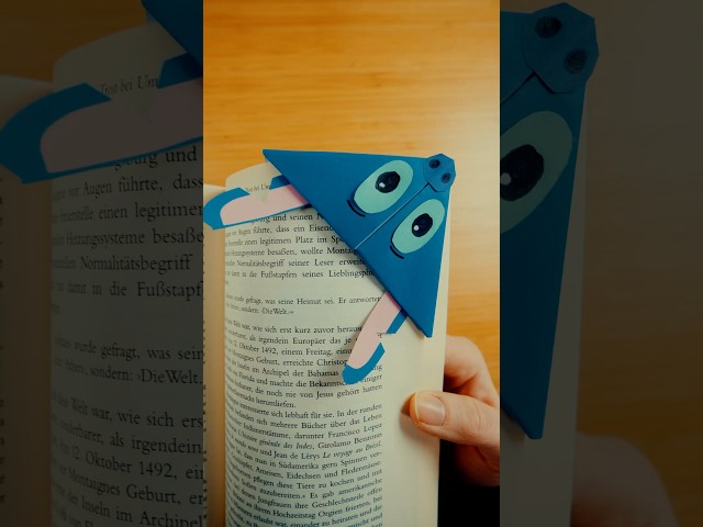 Stich Disney Bookmark Paper Craft DIY 💕🙌🤩 #liloandstitch #stich #diy #diycrafts #craft