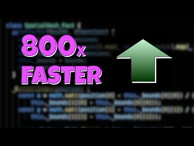 How I Optimized My JavaScript Project (Complete Walkthrough) | Faster Spatial Hash Grids