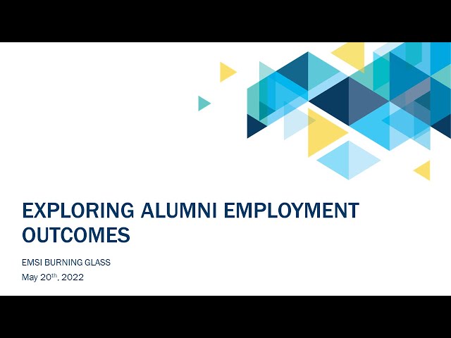 Exploring Alumni Employment Outcomes