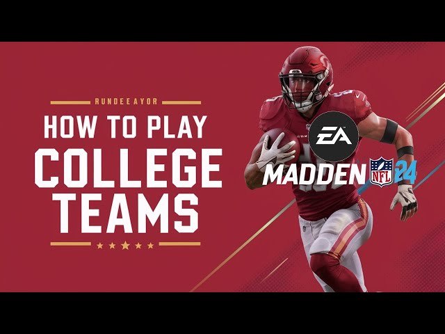 How to Download & Play College Teams Roster in Madden 24