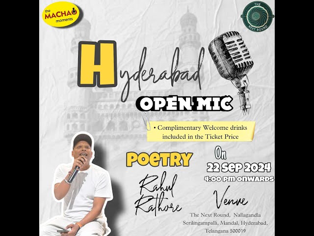 Open Mic Performance | Poetry | @rahulrathorealfaz