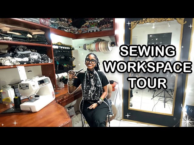 Behind the Seams: Sewing Workspace Tour & Organization Hacks ✧˖°.