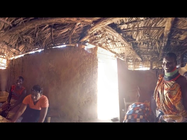 Women Cooking in Turkana Hut